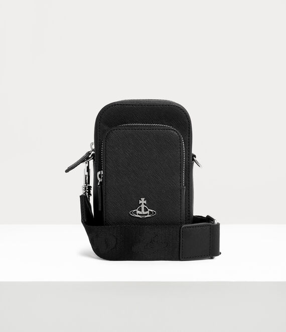 Vivienne Westwood Phone Crossbody Bag in BLACK